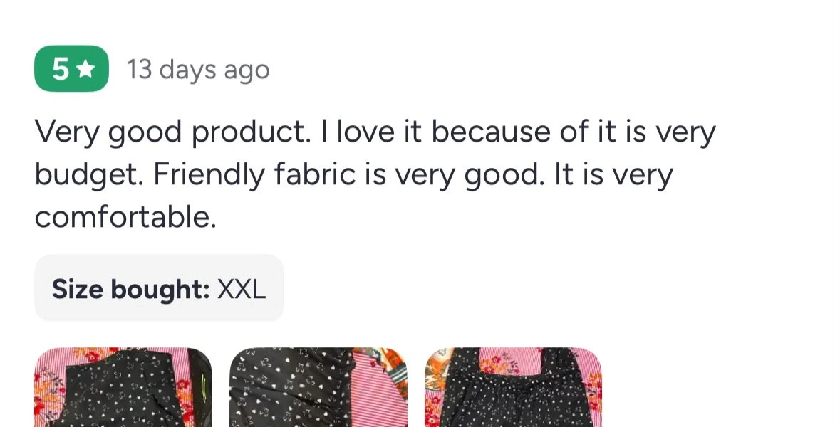 Customer review — very good budget friendly fabric