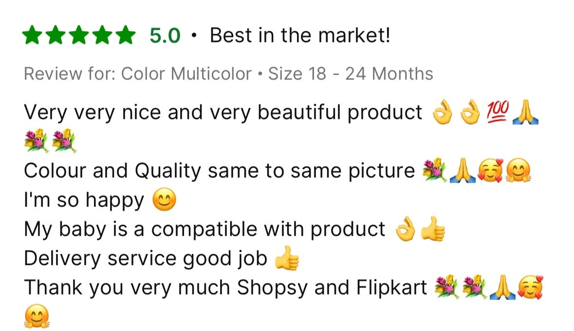 Customer review — verified purchase screenshot