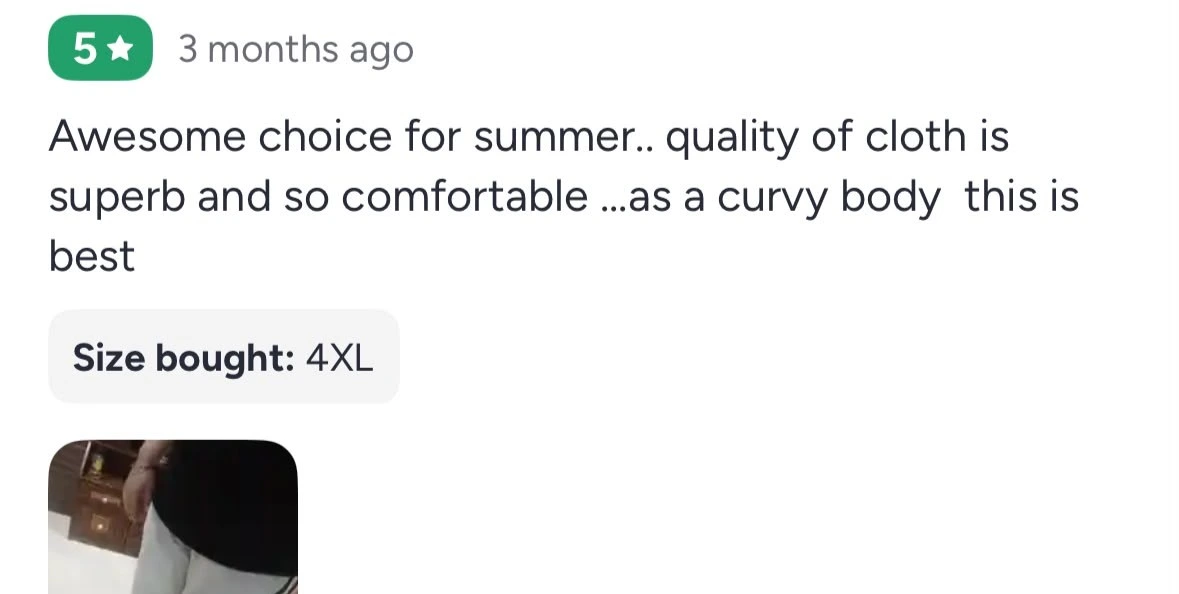 Customer review — verified purchase screenshot