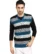 Anixa Men's Patterned Knitted Half Sweater navy -0