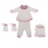 Anixa Kids 4 Piece Woolen Sweater Set white
