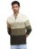 Anixa Men's Half Zip Sweater white -0