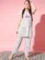 Anixa Women's Printed Cotton Nightsuit grey 1