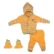 Anixa Kids 3 Piece Woolen Sweater Set Dark Orange 1