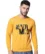 Anixa Men's Nevermind Printed Sweatshirt yellow -1