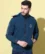 Anixa Men's Trendy Full Zip Jacket blue -1