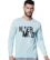 Anixa Men's Nevermind Printed Sweatshirt sky -1