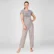 Anixa Women's Star Printed Cotton Nightsuit Grey 1