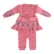 Anixa Girls 2 Piece Woolen Sweater Set Rose Pink 1