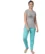 Anixa Women's Plain Pyjama Cotton Nightsuit Grey Green 1