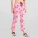 Anixa Women's Printed Cotton Pyjama Light Pink 5