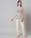 Anixa Women's Printed Cotton Nightsuit Grey Yellow 1