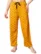 Anixa Women's Heart Cotton Pyjama Mustard 1