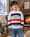 Anixa Kids Woolen Printed Sweater Grey-1