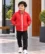 Anixa Boys Plain Winter Jacket Red -1