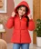 Anixa Girls Winter Puffer Jacket Red -1