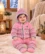 Anixa Kids 3 Piece Woolen Sweater Set - Pink 1
