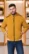 Anixa Men's Full Zip Jacket - Mustard 1
