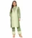Anixa Women's Winter Woolen Diamond Printed Suit Light Green-1
