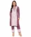 Anixa Women's Winter Woolen Diamond Printed Suit Purple-1