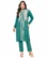 Anixa Women's Winter Woolen Patta Printed Suit Green-1