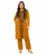 Anixa Women's Winter Woolen Patta Printed Suit Mustard-1