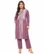 Anixa Women's Winter Woolen Patta Printed Suit Purple-1