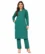 Anixa Women's Winter Woolen Sippi Suit Aqua Blue-1