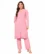 Anixa Women's Winter Woolen Sippi Suit Aqua Pink-1