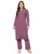 Anixa Women's Winter Woolen Sippi Suit Aqua Purple-1
