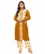 Anixa Women's Winter Woolen Tree Printed Suit Mustard-1