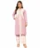 Anixa Women's Winter Woolen Tree Printed Suit Lightpink-1