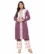 Anixa Women's Winter Woolen Tree Printed Suit Purple-1