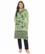 Anixa Women's Woolen Flower Printed Winter Kurti Light Green-1