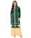 Anixa Women's Winter Woolen Line Pattern Kurti Green-1