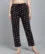 Anixa Women's Butterfly Printed Woolen Pyjama Black-1