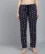 Anixa Women's Butterfly Printed Woolen Pyjama Navy-1