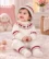 Anixa Kids 4 Piece Heart Printed Woolen Sweater Set White 1