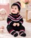 Anixa Kids 4 Piece Heart Printed Woolen Sweater Set- Black 1