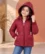 Anixa Girls Moti Quilted Winter Jacket maroon -1