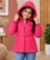 Anixa Girls Winter Puffer Jacket Pink -1