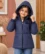 Anixa Girls Winter Puffer Jacket Navy -1