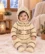 Anixa Kids 3 Piece Woolen Sweater Set - Cream 1